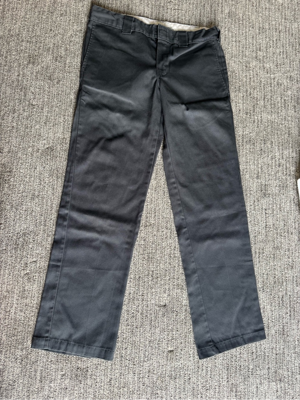Dickies Men's Charcoal Slim Straight 32x32